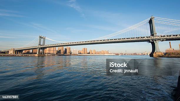 Manhattan Bridge I Skyline Brooklyn Nowy Jork Usa - zdjęcia stockowe i więcej obrazów Ameryka