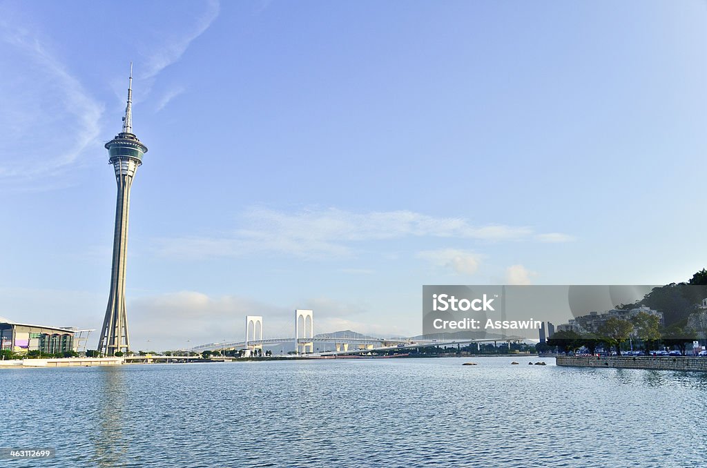 Macau tower - Zbiór zdjęć royalty-free (Architektura)