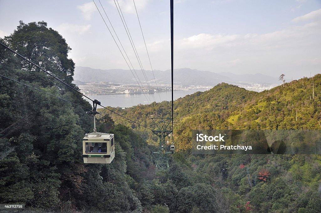 Miyajima Island Cable Car Miyajima Island Cable Car, Japan Miyajima Stock Photo