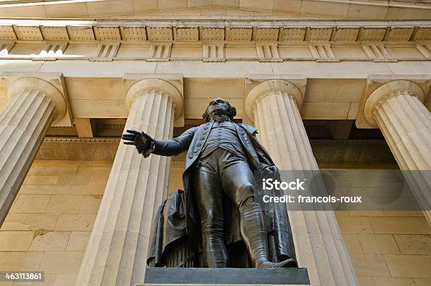 ジョージワシントン像フェデラルホールニューヨーク市国立記念 - アメリカ合衆国のストックフォトや画像を多数ご用意 - アメリカ合衆国, アメリカ東部, ウォール街
