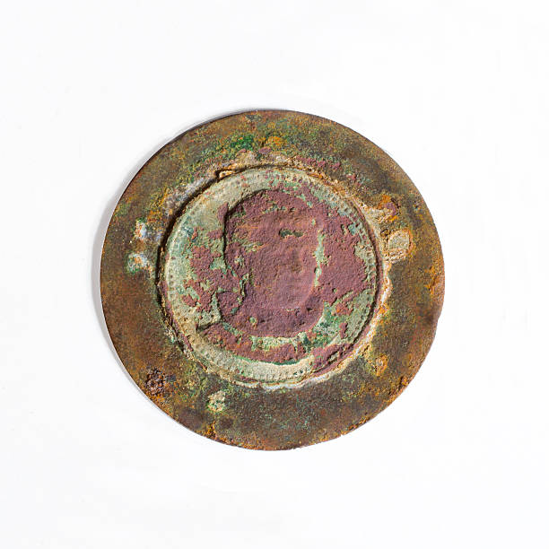 istock Old Roman coin with portret 463116293