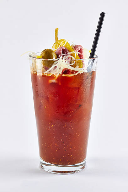 bloody Mary cocktail stock photo