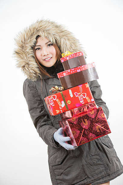 asian woman valentines day
