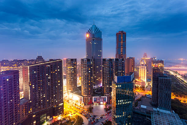 istock Bird view at Shanghai China 463138825