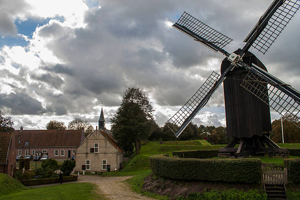istock Fortification mill of Bourtange. 463150287