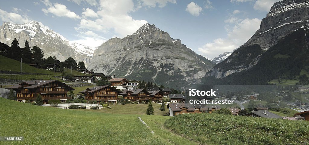 Grindelwald Swiss Grindelwald, Switzerland Bernese Oberland Stock Photo