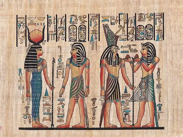 Photo of Original egyptian papyrus