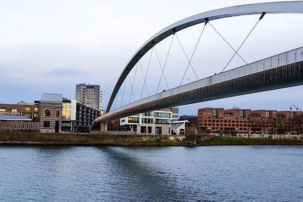istock Big Bridge over the Maas river in Maastricht, Netherlands 463161843