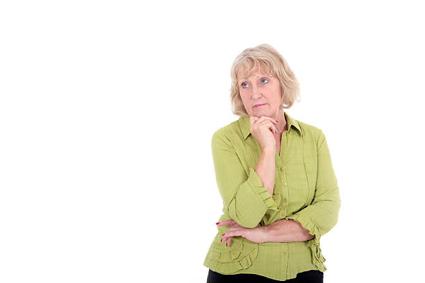 istock Thoughtful Mature Woman 463168971