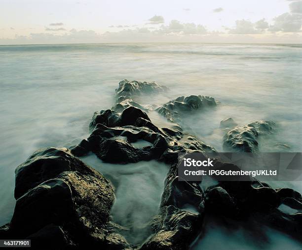Mist Shrouding Coastline Stock Photo - Download Image Now - Day Dreaming, Dreamlike, Fantasy