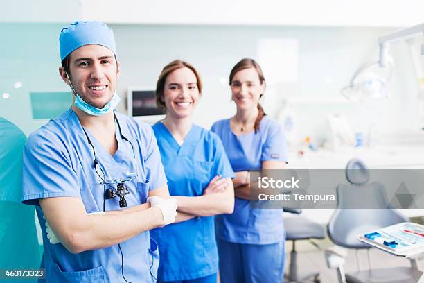 Dental Health Assistant And Patient Stock Photo - Download Image Now - Dentist, Teamwork, Dental Health