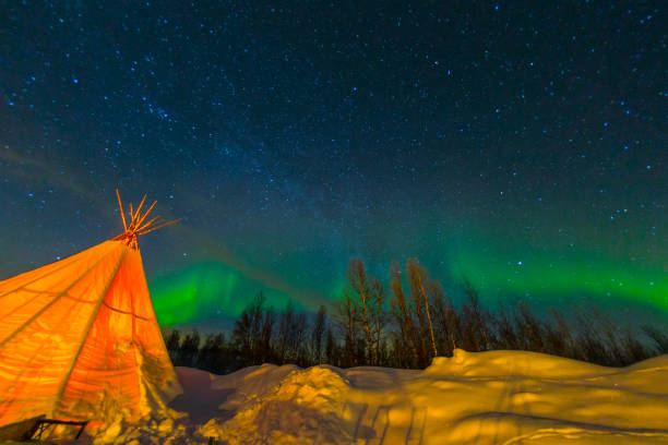 istock Northern Lights in Sweden 463174233