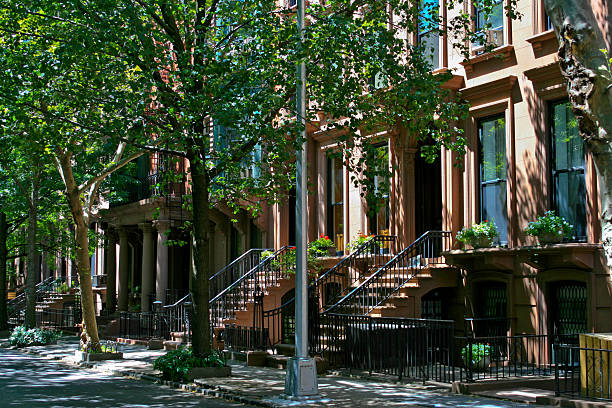 istock New York Rowhouses, Brooklyn Heights. 463175189