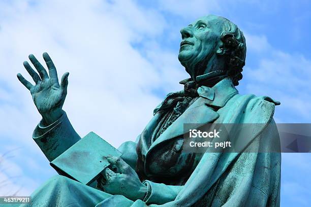 Hans Christian Andersen Mundo Famoso Poeta Em Kongens Ter - Fotografias de stock e mais imagens de Hans Christian Andersen