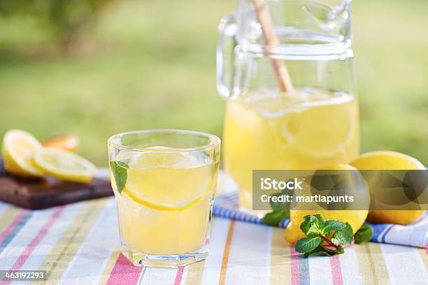 Glass Of Homemade Lemonade Stock Photo - Download Image Now - Lemonade, Lemonade Stand, Homemade