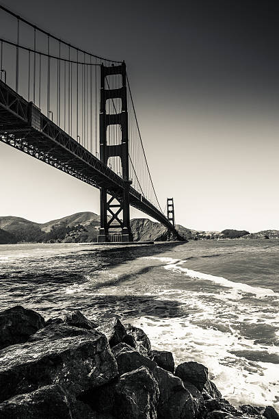 istock Golden Gate Bridge in Black and White, San Francisco 463198543
