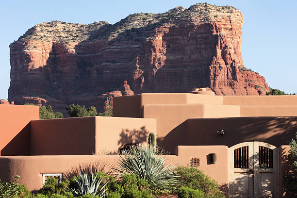 Villa Mansion Home Southwest Landscape