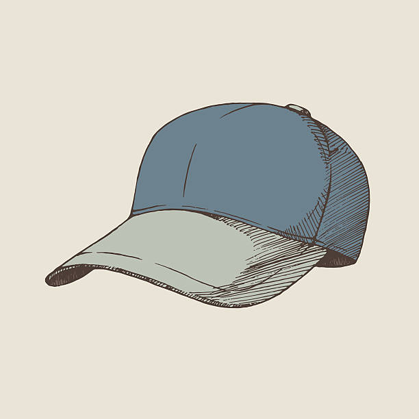 кепка - cap hat baseball cap baseball stock illustrations
