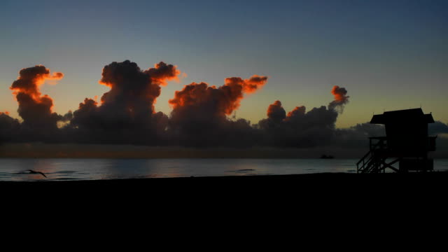 Miami South Beach Sunrise Time Lapse