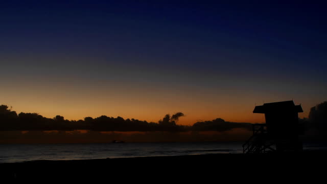 Miami South Beach Sunrise Time Lapse