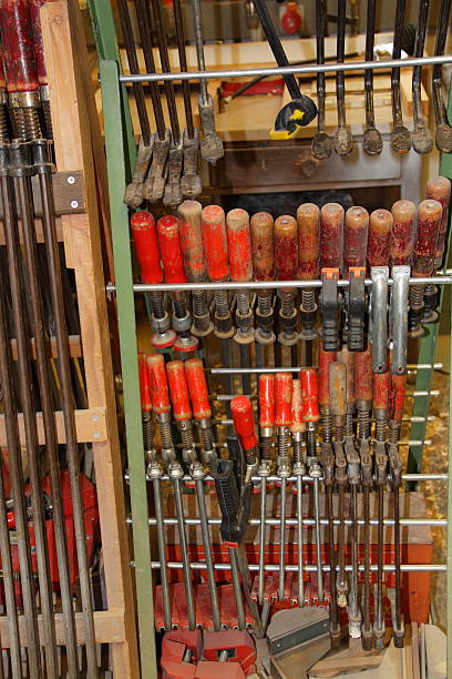 istock Wood clamps in the workshop 463214037