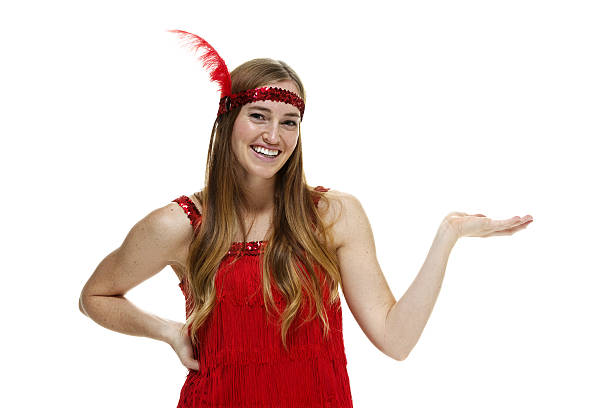 istock Woman in flapper costume 463214783