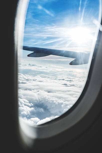 istock Aerial view of clouds from the sky 463215121