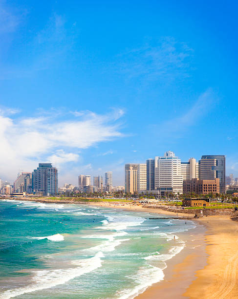 istock Tel Aviv hotels and beaches 463221529