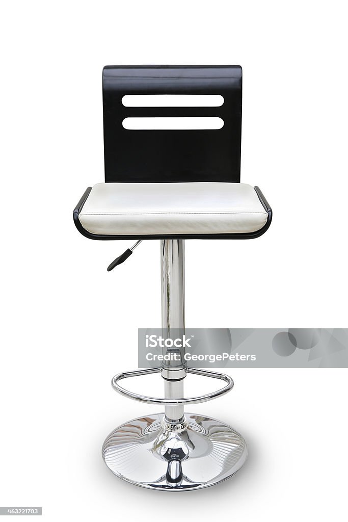 Tabouret moderne isolé sur blanc - Photo de A la mode libre de droits