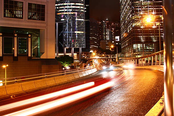 istock Honk Kong Viaduct at night 463227009