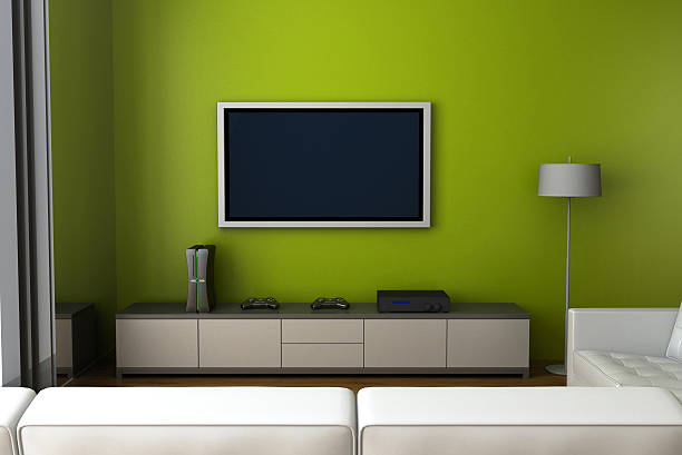 3d render! Modern living room with stylish furniture.