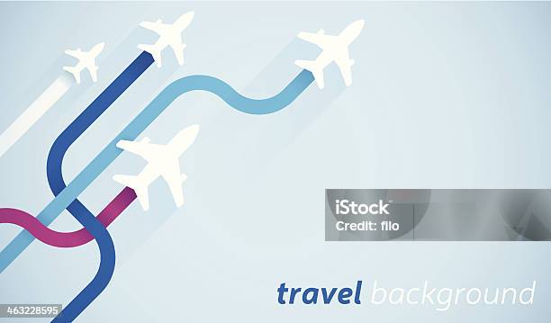 Air Travel Stock Illustration - Download Image Now - Airplane, Travel, Backgrounds