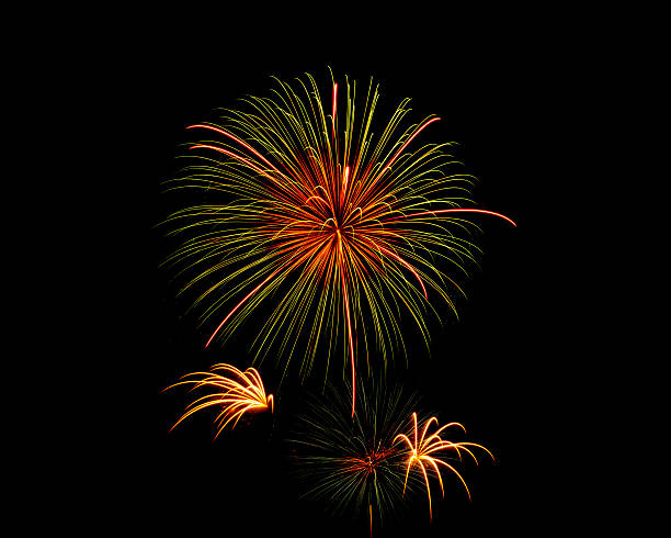 istock Fireworks in the new year night celebration 463234529