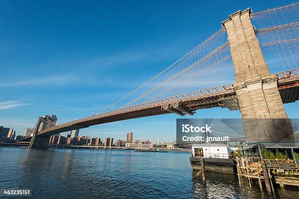 Foto de Ponte Do Brooklyn Manhattan Nova York Eua e mais fotos de stock de Arranha-céu - Arranha-céu, As Américas, Baixo Manhattan