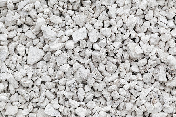 crushed stones stock photo