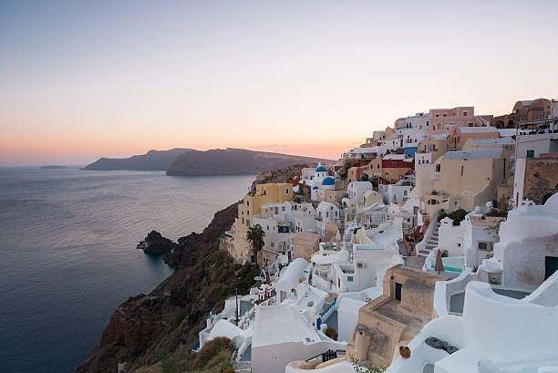 istock Oia, Santorini at dusk 463243889