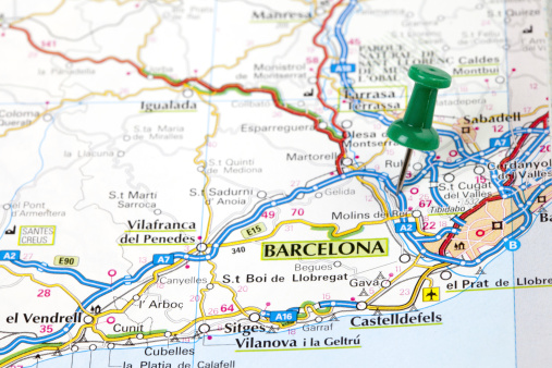 maps on Barcelona