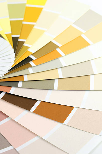 istock yellow brown color swatch 463258863