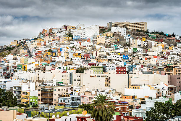 istock colorful village on hill 463259683