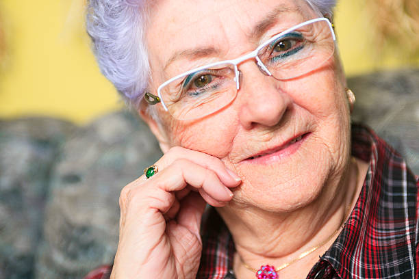 istock Healthy Senior Portrait - Hello 463269659
