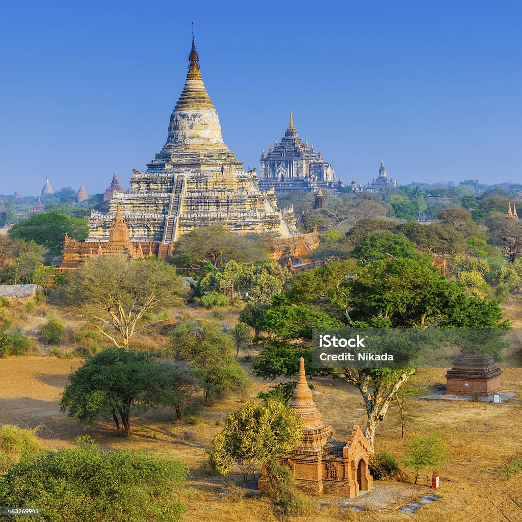 Tempio Myamar (Birmania) - Foto stock royalty-free di Ambientazione esterna