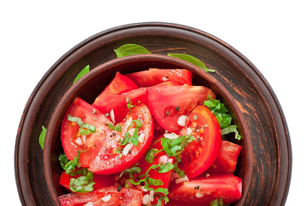 istock tomato salad with basil, black pepper and garlic 463271209