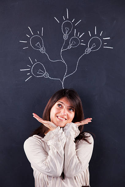 istock Woman with lots of creativity 463274515