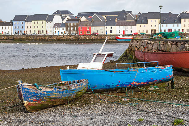 istock Fisherboats on land in Claddagh 463286663