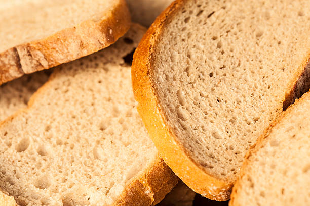 istock Fresh crunchy slice of bread. 463291637