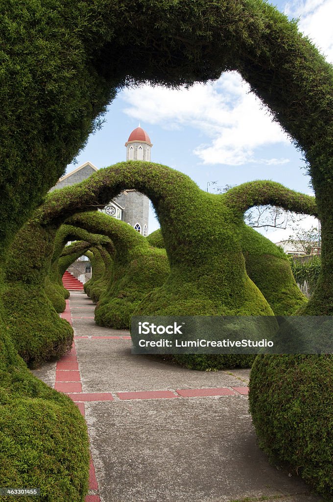 Topiary Arches in Zarcero, Costa Rica Costa Rica Stock Photo