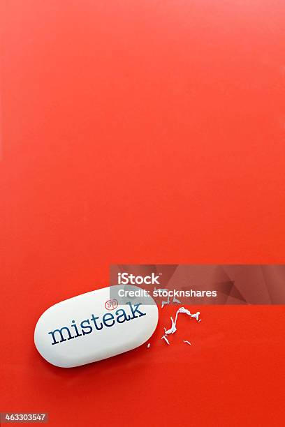 Making Mistakes Stock Photo - Download Image Now - Eraser, Mistake, Problems