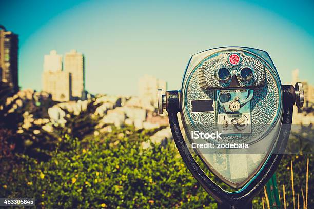 Binoculars In Viewpoint Of San Francisco California Stock Photo - Download Image Now
