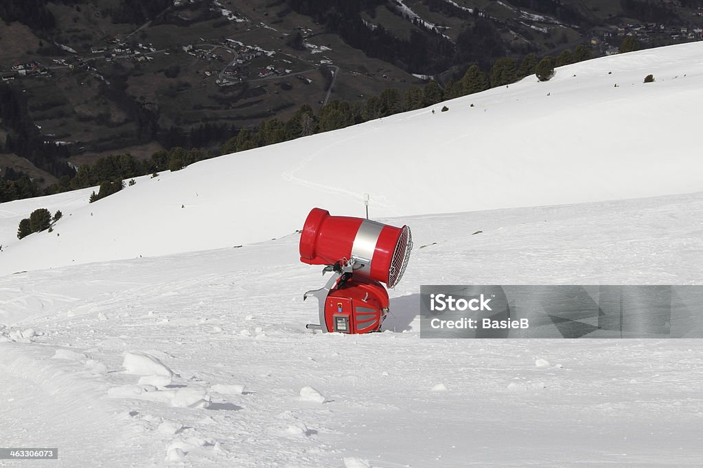 Snow-Gun - Lizenzfrei Alpen Stock-Foto