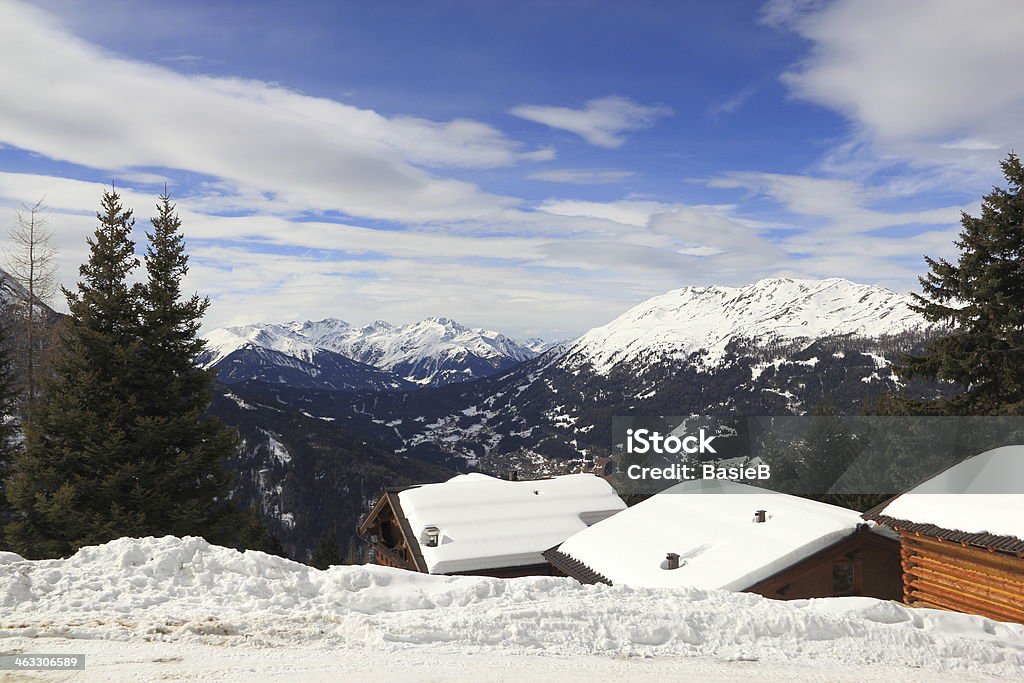 Schnee-Berge in Österreich - Lizenzfrei Alpen Stock-Foto